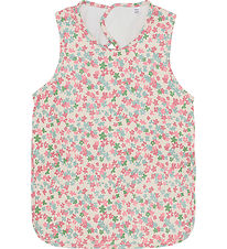 CeLaVi Apron - PU - Brandied Apricot w. Flowers
