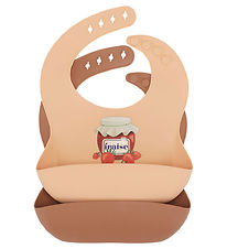Konges Sløjd Bibs - Silicone - 2-Pack - Fraise