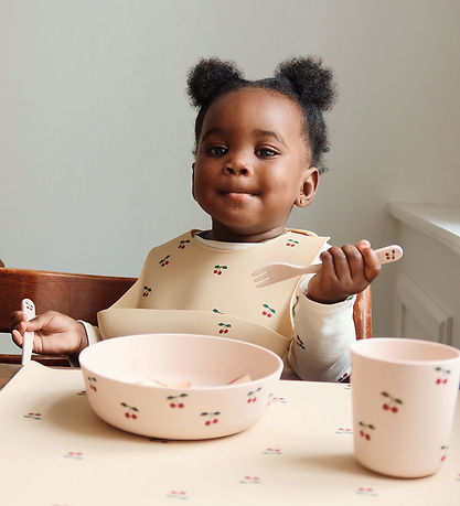 Konges Sløjd Dinner Set - Bioplastic - 5 Parts - Cherry
