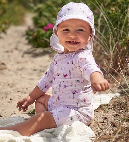 Mini A Ture Coverall Swimsuit - UV50+ - Goldie - Print Floating 