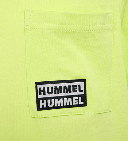 Hummel Stuttermabolur - hmlRock - Sunny Skær grænt