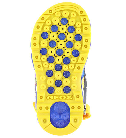 Geox Sandals w. Light - Android - Black/Royal