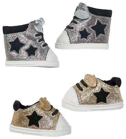 Baby Born Sneakers - 43 cm - Assorted - Silver/Gold