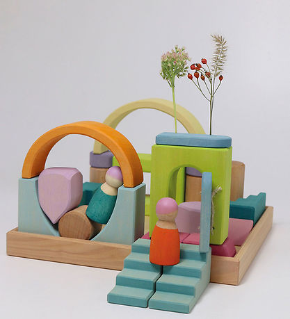 Grimms Wooden Toy - Building World - Cloud Play