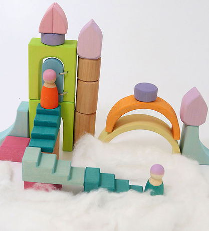 Grimms Wooden Toy - Building World - Cloud Play
