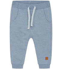 Hust and Claire Sweatpants - HCGeorgey - Blue Fog Melange