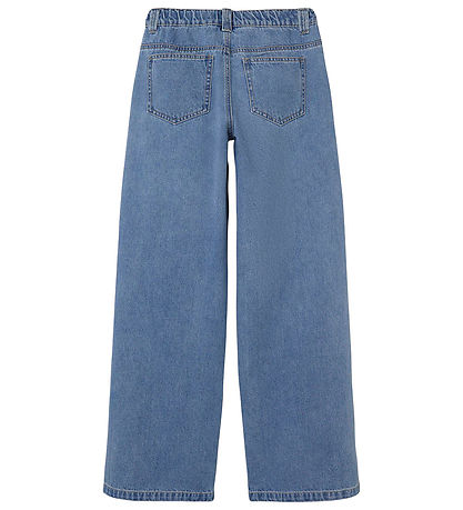 LMTD Jeans - NLfSkatizza - Wide - Medium+ Blue Denim