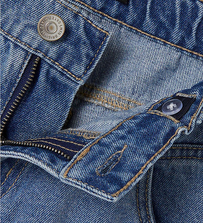 LMTD Jeans - NLfSkatizza - Wide - Medium+ Blue Denim