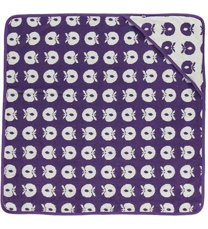 Småfolk Baby towel - 70x70 - Purple Heart
