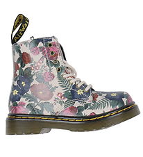 Dr. Martens Stígvél - 1460 T - Floral Garden - Multi
