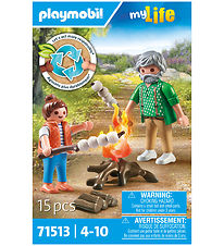 Playmobil My Life - Campfire with marshmallows - 71513 - 15 Part