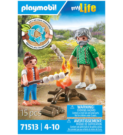 Playmobil My Life - Campfire with marshmallows - 71513 - 15 Part