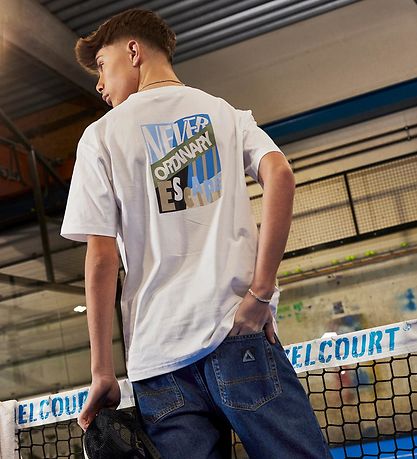Hound T-Shirt - White m. Print