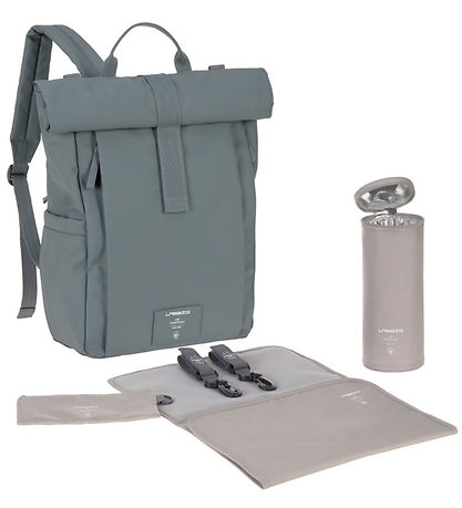 Lässig Changing Bag - GRE Rolltop Up Backpack - Anthracite