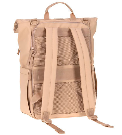 Lässig Changing Bag - GRE Rolltop Up Backpack - Peach Rose