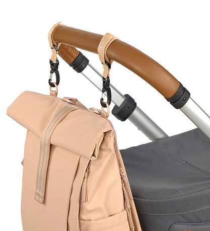 Lässig Changing Bag - GRE Rolltop Up Backpack - Peach Rose