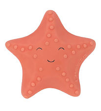 Lässig Bath Toy - Natural Rubber - Starfish - Red