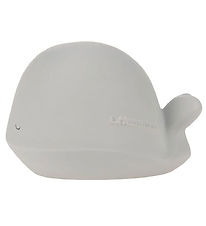 Lässig Bath Toy - Natural Rubber - Whale - Grey