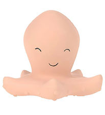 Lässig Bath Toy - Natural Rubber - Squid - Pink