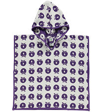 Småfolk Towel Poncho - Purple Heart