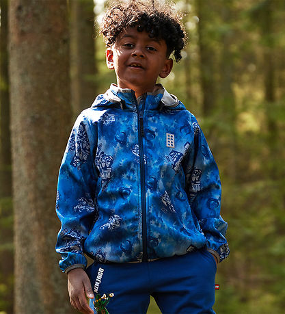 LEGO® Ninjago Softshell Jacket - LWScout 202 - M desert blue/Gre