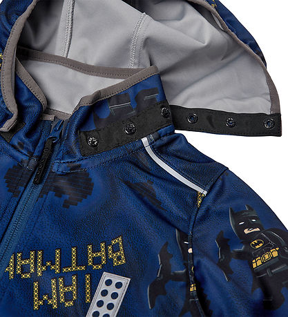 LEGO® Batman Softshelljacke - LWScout 201 - M Wüstenblau m. Prin