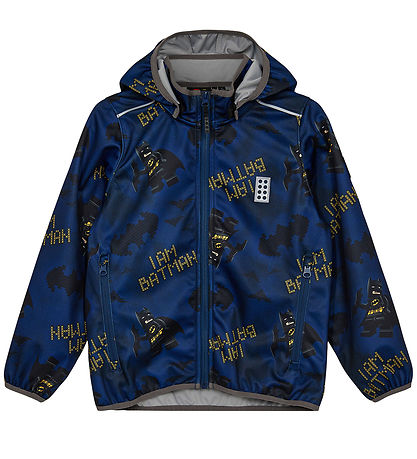 LEGO® Batman Softshelljacke - LWScout 201 - M Wüstenblau m. Prin