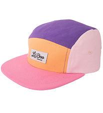 Lil' Boo Copenhagen Keps - Block Rosa/Purple 5 - Rosa/Purple
