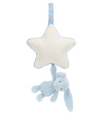 Jellycat Musical Mobile w. Star - Bashful Bunny - Baby Blue