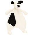 Jellycat Uniriepu - 27x20 cm - röyhkeä Black & Cream Pentu