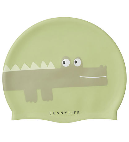 SunnyLife Badehette - Cookie Croc - Light Khaki