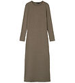 LMTD Kleid l/ä - Rib - NlfLunne - Chocolate Chip