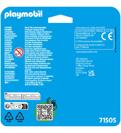 Playmobil DuoPack - SWAT & ræningi - 71505 - 9 Partar