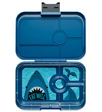 Yumbox Lunchbox w. 4 Rum - Bento Tapas - Monte Carlo Blue/Shark