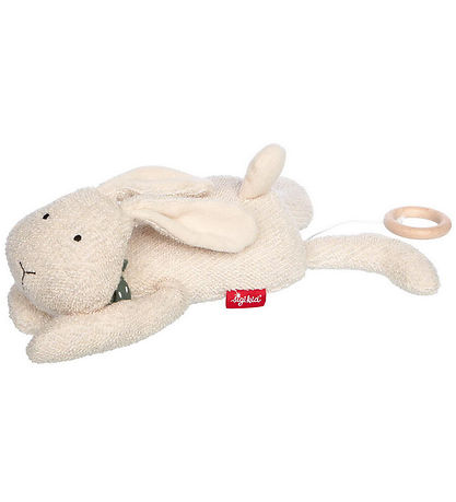 Sigikid Soft Toy w. Music - Rabbit - 40 cm - Beige