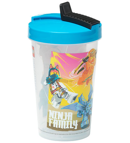 LEGO® Storage Water Bottle w. Straws - 500 mL - Ninjago