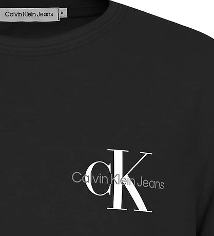 Calvin Klein T-Shirt - Brustmonogramm - Ck Black