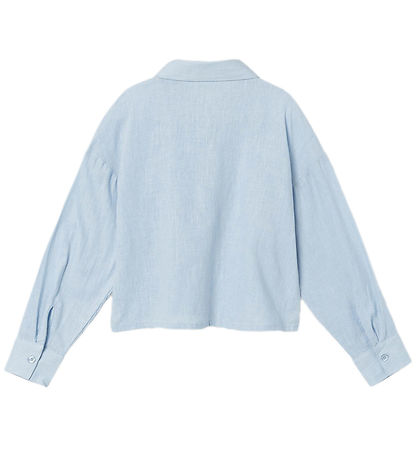 Name It Skjorte - Beskåret - NkfFalinnen - Chambray Blue