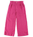GANT Trousers - Linen - Wide - Ball Violet