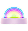 Lalarma Lamp - Dancing Rainbow - 18x11x4 cm - Purple