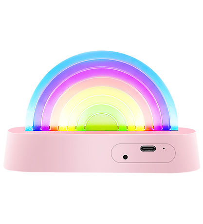 Lalarma Lamp - Dancing Rainbow - 18x11x4 cm - Pink