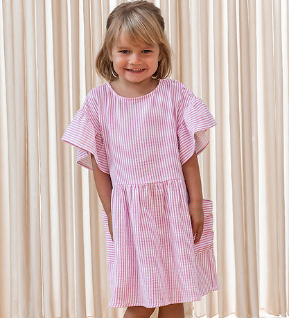 Fliink Kjole - Muslin - Ciao - Cloud Danser m. Striper