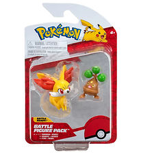 Pokémon Toy Figurine - 2-Pack - Battle Figure - Fennekin/Bonsly