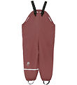 CeLaVi Regenhose m. Träger - Recycelt PU - Rose Brown