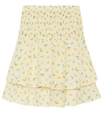 Grunt Kjol - Mint - Soft Yellow