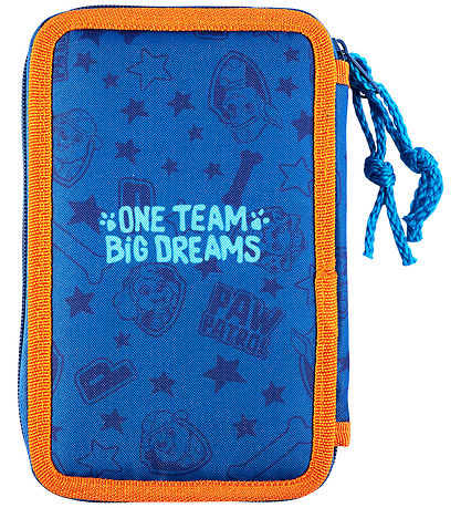 Paw Patrol Etui - Double Decker m. Inhoud - Blauw/Oranje