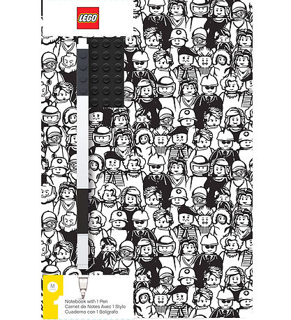 LEGO® Notebook w. Gel Pen - Minifigures