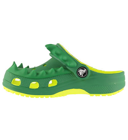 Crocs Sandals - Classic Spikes Clog T - Acidity/Green Ivy