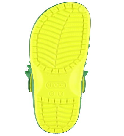 Crocs Sandals - Classic Spikes Clog T - Acidity/Green Ivy