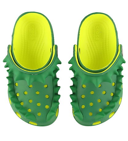 Crocs Sandals - Classic Spikes Clog T - Acidity/Green Ivy